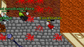 Lord Slatan on screen
