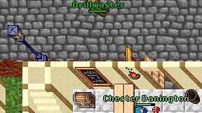 Drillmaster on screen