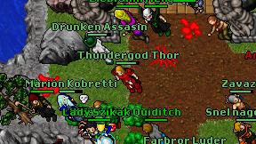 Thundergod Thor on screen