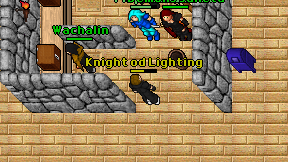 Knight od Lighting on screen