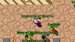 Isgaroth of Sparta on screen