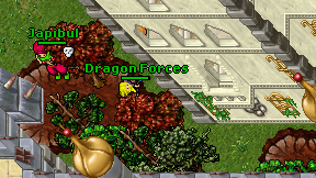 Dragon Forces on screen