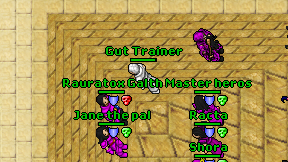 Gut Trainer on screen