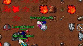 Xeroz Death on screen