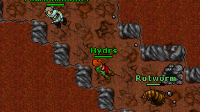 Hydrs on screen