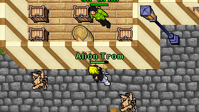 Alion Trom on screen