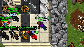 Corond on screen