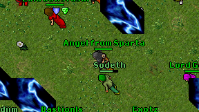 Angel from Sparta on screen