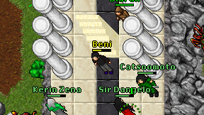 Beni on screen