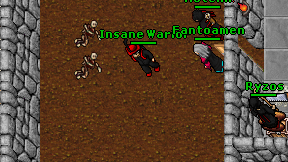 Insane Warior on screen