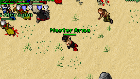 Master Arma on screen