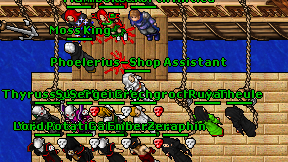 Phoelerius-Shop Assistant on screen