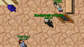 Redskull of hell on screen
