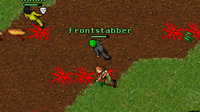 Frontstabber on screen