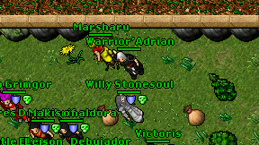 Warrior'Adrian on screen