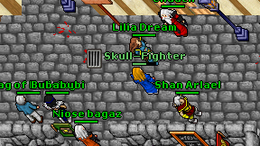 Skull-Fighter on screen