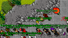 Diamond Edge on screen