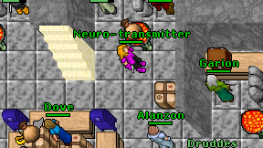 Neuro-transmitter on screen