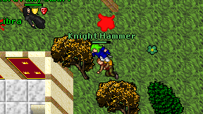 Knight Hammer on screen