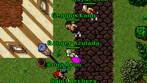 Ranger Azulada on screen