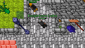 Knightoso Loko on screen