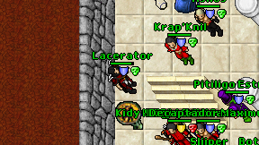 Lacerator on screen