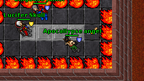 Apocallypse angel on screen