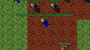 Negardon van Thunderwave on screen