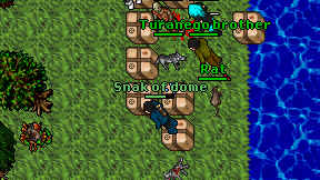 Snak of dome on screen