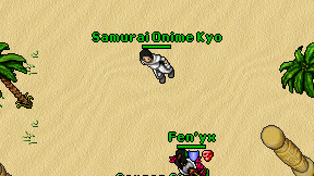 Samurai Onime Kyo on screen