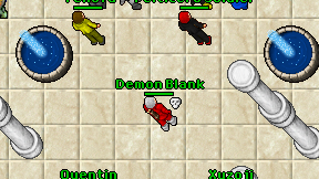 Demon Blank on screen