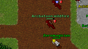 Arcbatoon wildfire on screen