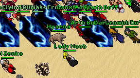 Lady Noob on screen