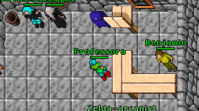 Professora on screen