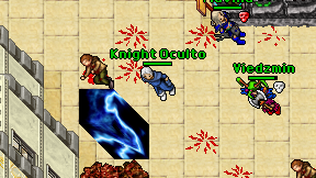 Knight Oculto on screen