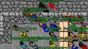 Sorcerer Lumis on screen