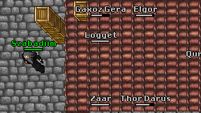 Logget on screen