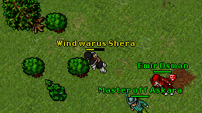 Wind warus Shera on screen