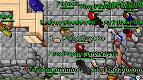 Czarny shadowek on screen