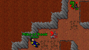 Mike of Rook on screen