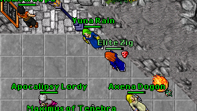 Elite Zig on screen