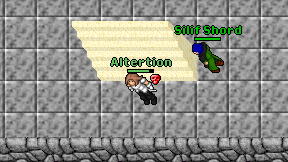 Altertion on screen
