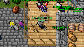 Lady Rutin on screen