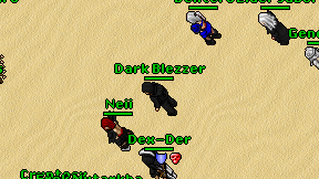 Dark Blezzer on screen