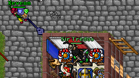Sir Tredos on screen