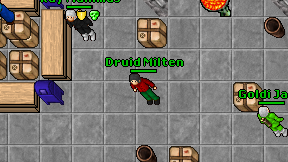Druid Milten on screen