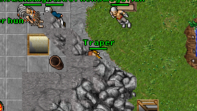 Traper on screen