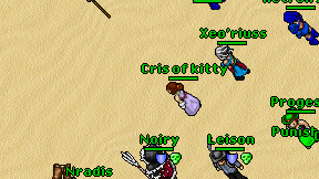 Cris of kitty on screen