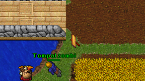 Tompal zombi on screen