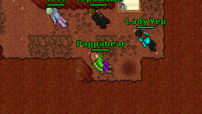 Pappabear on screen
